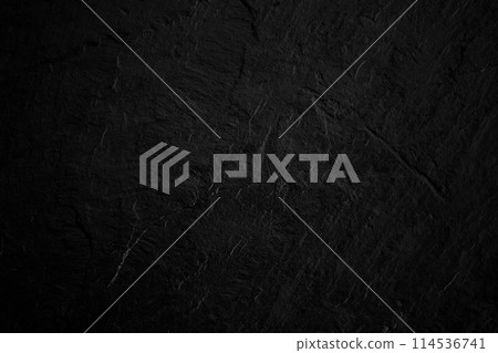 Dark grey black slate background or texture. 114536741