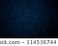 Beautiful Abstract Grunge Decorative Navy Blue Dark Wall Background or Texture 114536744