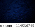 Beautiful Abstract Grunge Decorative Navy Blue Dark Wall Background or Texture 114536745