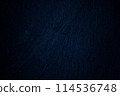 Beautiful Abstract Grunge Decorative Navy Blue Dark Wall Background or Texture 114536748