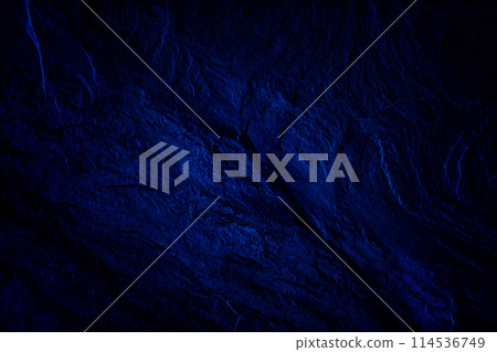 Beautiful Abstract Grunge Decorative Navy Blue Dark Wall Background or Texture 114536749
