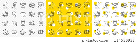 Outline Voicemail, Augmented reality and Risk management line icons pack for web with Quick tips, Vitamin u, Reminder line icon. Employee hand, Chat bubble, Charging station pictogram icon. Vector Outline Voicemail, Augmented reality and Risk management line icons pack for web with Quick tips, Vitamin u, Reminder line icon. Employee hand, Chat bubble, Charging station pictogram icon. Vector 114536935