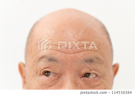 高級男性美女額頭 114538384