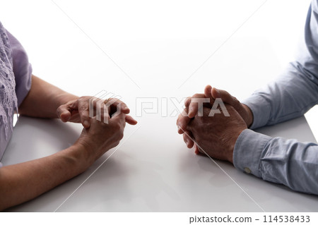 老夫妻討論特寫 114538433