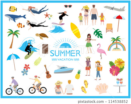 Summer vacation travel sea 114538852