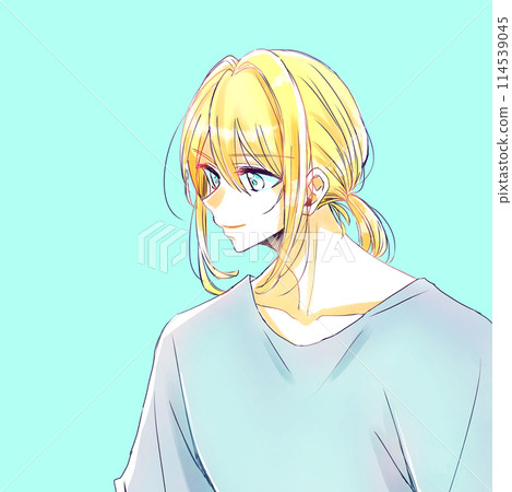 Smiling blond man 114539045