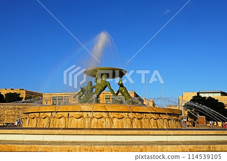Triton Fountain in Valletta, Malta Triton Fountain in Valletta, Malta 114539105
