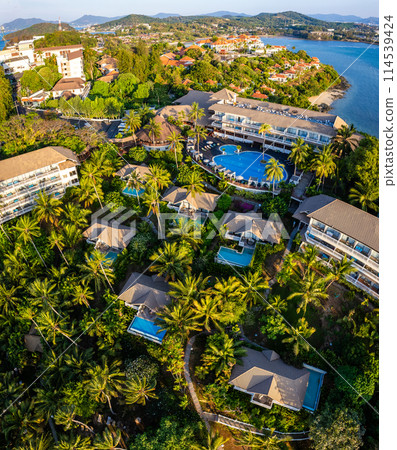 Aerial view of Panwa beach in Phuket, Thailand Aerial view of Panwa beach in Phuket, Thailand 114539424