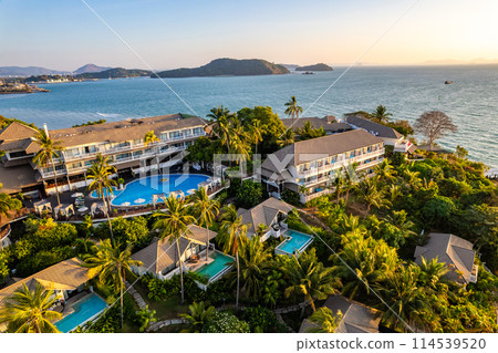Aerial view of Panwa beach in Phuket, Thailand Aerial view of Panwa beach in Phuket, Thailand 114539520