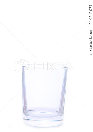 Empty glass isolated on a white background Empty glass isolated on a white background 114541071