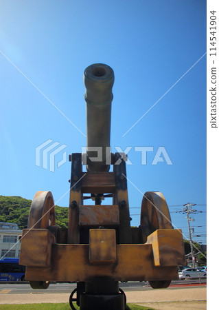 壇浦海戰砲台的複製品[藍天] 114541904