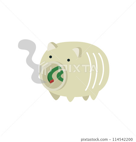Vector illustration of mosquito coil 114542200
