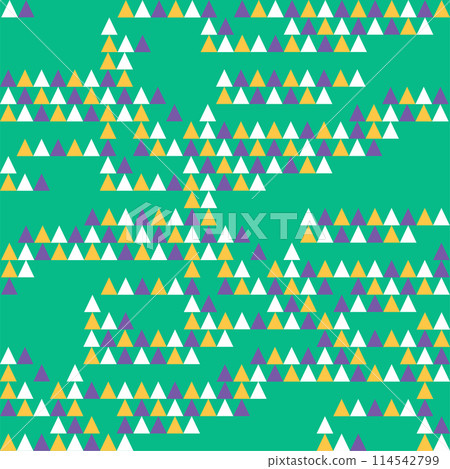 Triangle Green Seamless Pattern 114542799