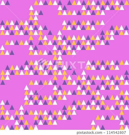 Pink Triangular Seamless Pattern Pink Triangular Seamless Pattern 114542807