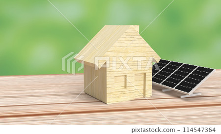 The solar cell and house for eco or environment image 3d rendering The solar cell and house for eco or environment image 3d rendering 114547364