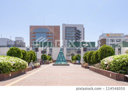 東京都練馬區練馬站北口前、步行甲板及建築物 114548050