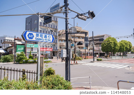 東京練馬區要町街小竹到原站前的街景 東京練馬區要町街小竹到原站前的街景 114548053