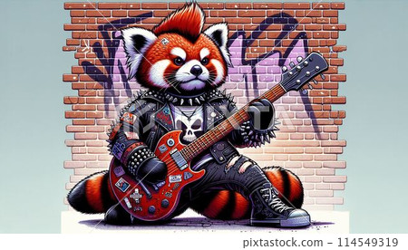 Punk Red Panda 114549319