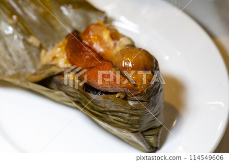 粽子，肉餡的粽子，肉粽，台灣， 端午節，dumplings、肉のぬいぐるみdump子、肉dump子 114549606