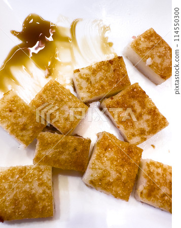 萝卜糕，中式糕点，早餐， 菜头粿，大根ケーキ、中国のペストリー、朝食、野菜の頭、breakfast, 114550300