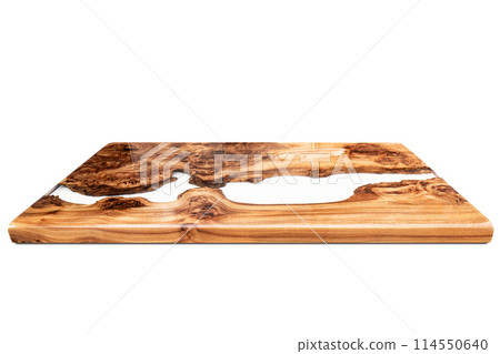 Live edge elm burl slab table top with central epoxy resin river Live edge elm burl slab table top with central epoxy resin river 114550640