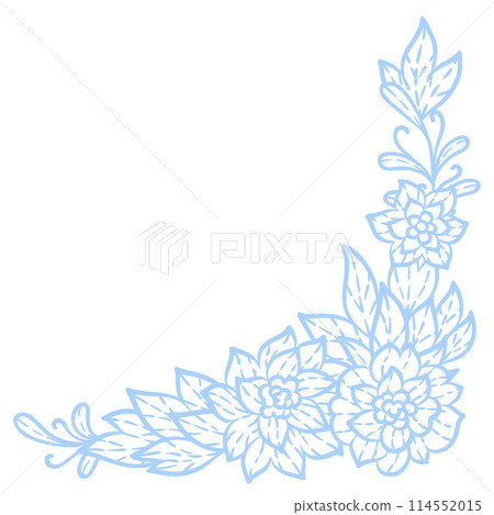 Lace background with flowers. Embroidery handmade decoration. 114552015