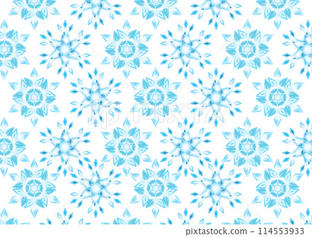 Snow crystal background material Snow crystal background material 114553933