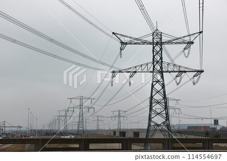 Electric lines, high voltage Electric lines, high voltage 114554697