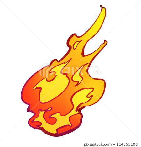 火球燃燒的火焰 114555108