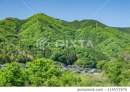 京都府笠置町笠置的新綠山 114555979