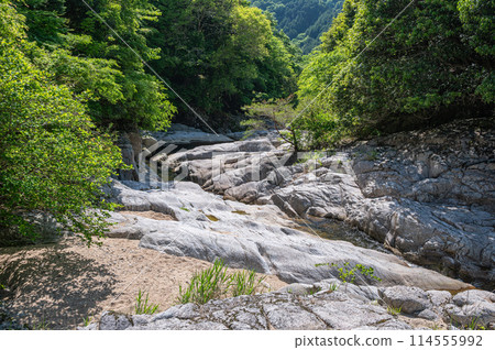 京都府笠置町的布雲川,清澈見底的溪流 京都府笠置町的布雲川,清澈見底的溪流 114555992