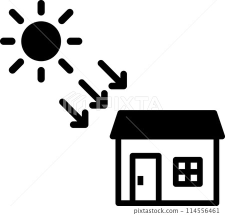 陽光明媚的房子的變形插圖 陽光明媚的房子的變形插圖 114556461