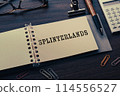 There is a notebook with the word Splinterlands written on it, as shown in the eye-catching image. 114556527