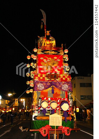 Tochigi Autumn Festival Floats at Night 114557442