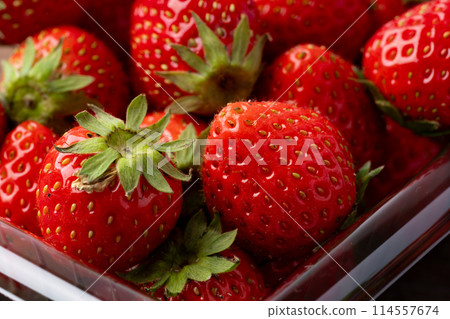 Delicious packed strawberries 114557674