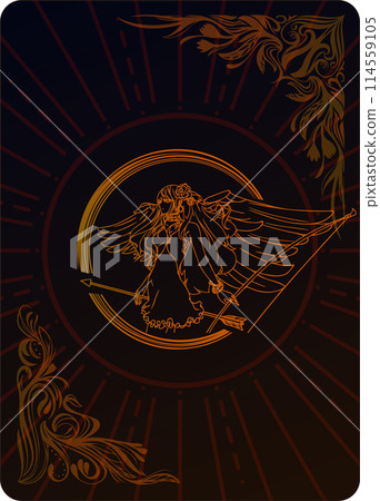Angel and fantasy card illustration 114559105