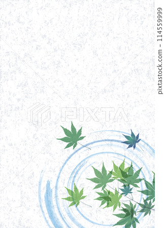 楓葉夏天問候日本圖案背景 114559999