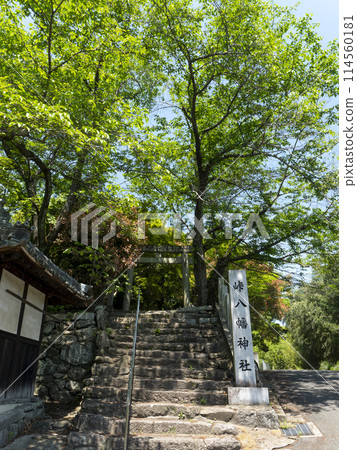 堀八幡神社位於龍田古道沿岸。 114560181