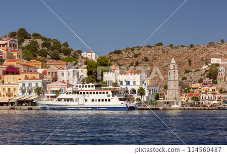 View of Ano Symi, Greece 114560487