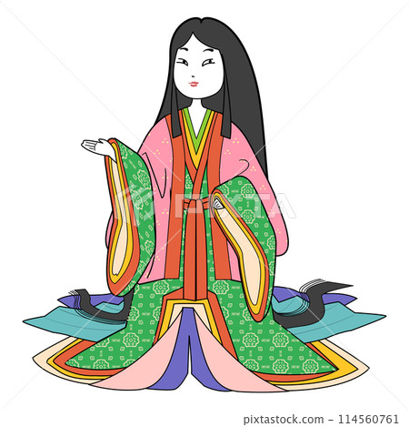 Women in Twelve-Layered Kimono - Information Women in Twelve-Layered Kimono - Information 114560761