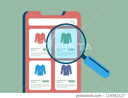 Marketplace SEO illustration - optimizing product listings, improving search visibility, ecommerce SEO strategy with targeted keywords. Product descriptions with positive feedback, seller comparison Marketplace SEO illustration - optimizing product listings, improving search visibility, ecommerce SEO strategy with targeted keywords. Product descriptions with positive feedback, seller comparison 114562127