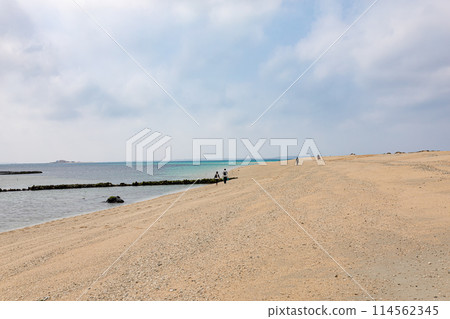 台灣澎湖區澎湖島吉北島珊瑚沙灘 114562345