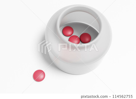 Remains of pills 114562755