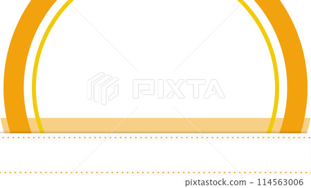 螢幕底部帶有框架的簡單插圖 114563006