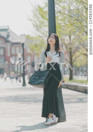 OL outfit full body OL outfit full body 114563398