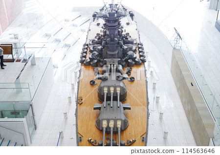 廣島縣吳市大和博物館內的大和號戰艦模型 114563646