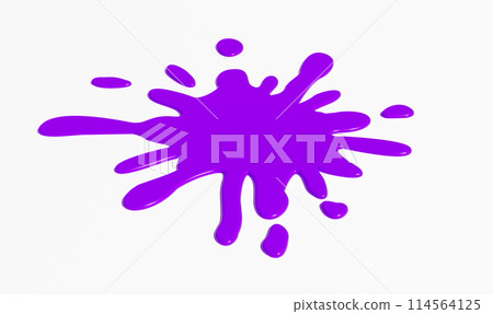 Blot of paint Blot of paint 114564125
