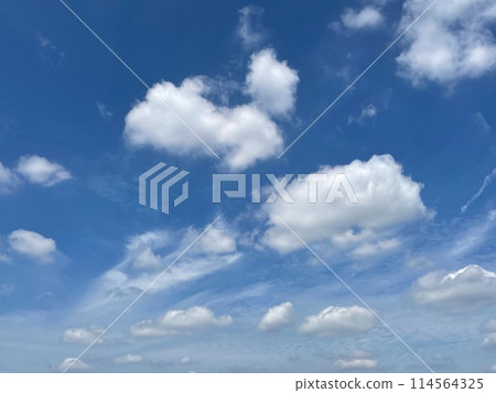 美麗的天空（694）【夏日的天空/形狀獨特的雲彩和美麗的夏日天空】（8） 114564325
