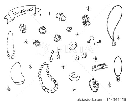 配件插畫（線描/黑色） 114564456