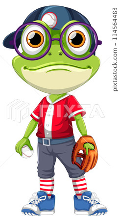 Baseball Frog Ready to Play Baseball Frog Ready to Play 114564483